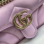 kitlife Gucci Marmont Bag Pink -14x23x6cm  - 2