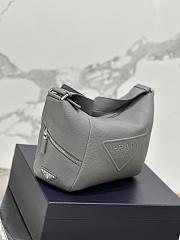 Kitlife Prada crossbody bag gray - 26x23x11 cm - 6