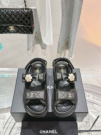 Kitlife Chanel Sandal Black 25