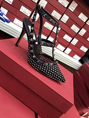 Kitlife Valentino Garavani Black Rockstud Black Heels 100mm - 3