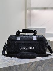 kitlife Saint Laurent large logo-print duffle bag Black - 50x26 cm - 1