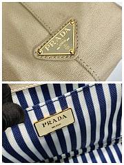 kitlife Prada White Canapa Logo Canvas Satchel bag - 28x20x15 cm - 3