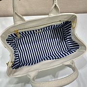 kitlife Prada White Canapa Logo Canvas Satchel bag - 28x20x15 cm - 2
