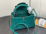 kitlife Louis Vuitton Capucines BB Green bag - 27 x 18 x 9cm - 3