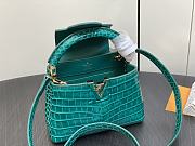 kitlife Louis Vuitton Capucines BB Green bag - 21x14x8 cm - 4