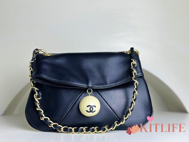 Kitlife Chanel vintage black bag - 23cm - 1