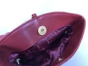 Kitlife Chanel vintage Red bag - 23cm - 5