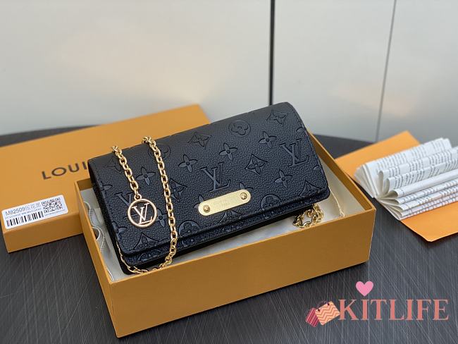 Kitlife louis Vuitton LiLy Woc Monogram black bag - 20.5×10×3.5cm - 1
