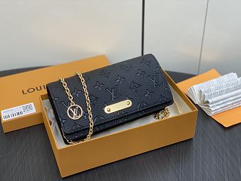 Kitlife louis Vuitton LiLy Woc Monogram black bag - 20.5×10×3.5cm