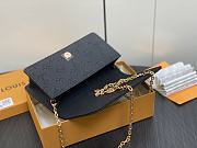 Kitlife louis Vuitton LiLy Woc Monogram black bag - 20.5×10×3.5cm - 6
