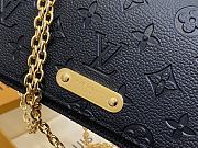 Kitlife louis Vuitton LiLy Woc Monogram black bag - 20.5×10×3.5cm - 3