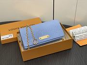 Kitlife louis Vuitton LiLy Woc Monogram blue bag - 20.5×10×3.5cm - 1