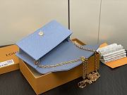 Kitlife louis Vuitton LiLy Woc Monogram blue bag - 20.5×10×3.5cm - 6