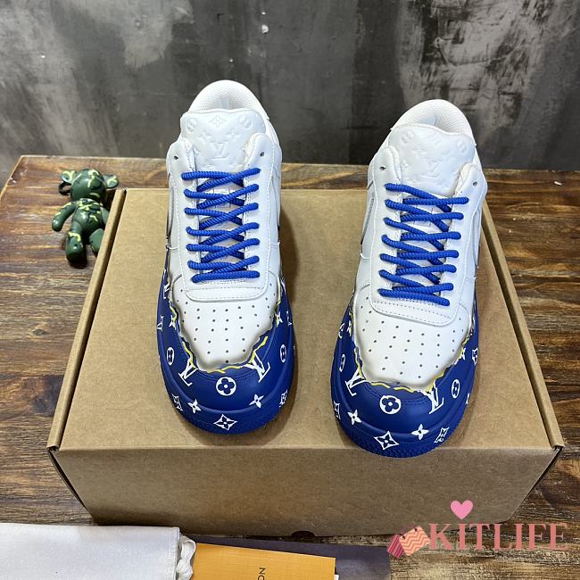 kitlife LV sneaker white/blue 01 - 1