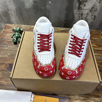 kitlife LV sneaker white/red 01