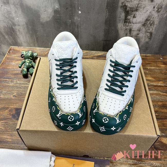 kitlife LV sneaker white/green 01 - 1
