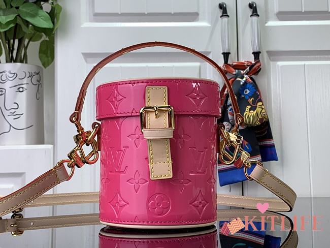 Kitlife Louis Vuitton Monogram Vernis pink bag - 12 x 14.2 x 12 cm - 1