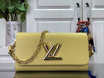 Kitlife Louis Vuitton Twist West Yellow - 23.5x12x7 cm