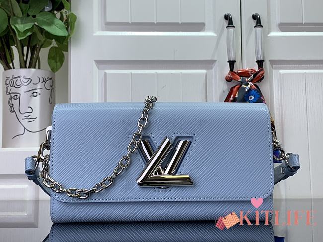 Kitlife Louis Vuitton Twist West Blue - 23.5x12x7 cm - 1