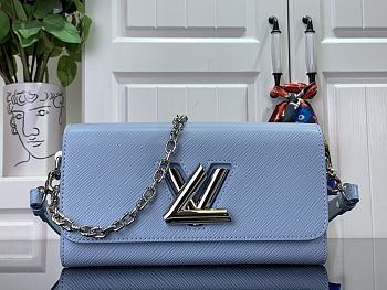 Kitlife Louis Vuitton Twist West Blue - 23.5x12x7 cm