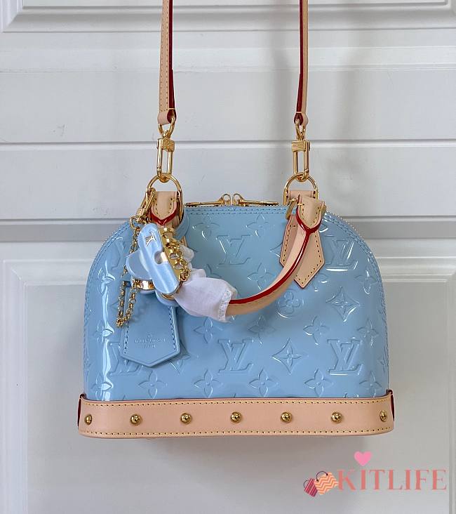 Kitlife Louis Vuitton Nano Alma Blue bag - M83019 - 23x17x11 cm - 1