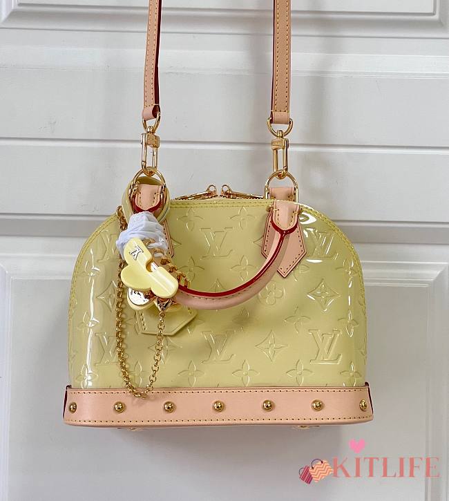 Kitlife Louis Vuitton Nano Alma Yellow bag - M83019 - 18 x 12 x 8 cm - 1