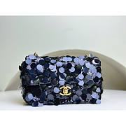 kitlife Chanel Flap Bag Blue - 20x14x7cm - 1