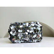 kitlife Chanel Flap Bag Silver - 20x14x7cm - 1