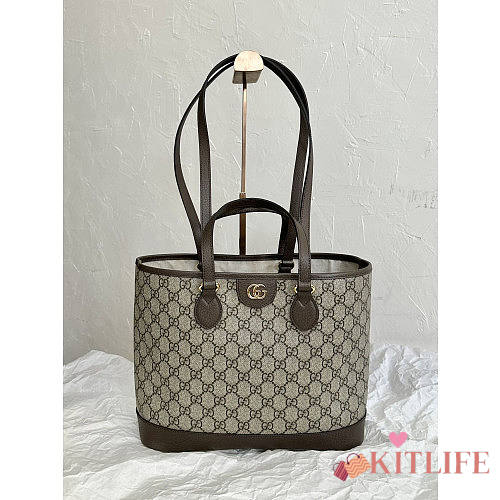 Kitlife Gucci Ophidia Brown Bag-31×25×13cm - 1