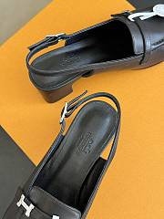 Kitlife Hermes Infinie 50 pump Black sandals 01 - 2
