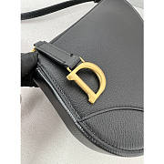 kitlife Dior Saddle Pouch Black bag -20x15x4cm - 6