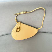 kitlife Dior Saddle Pouch Yellow bag -20x15x4cm  - 1