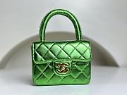 kitlife Chanel Vintage Green bag - 18cm - 1