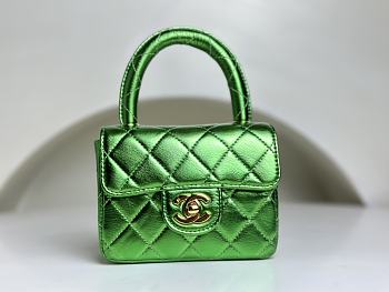 kitlife Chanel Vintage Green bag - 18cm