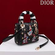 kitlife Dior lady bag Black - M050587 - 17x15x7cm - 2