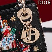 kitlife Dior lady bag Black - M050587 - 17x15x7cm - 6