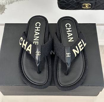 kitlife Chanel Women's Black Sandals 02