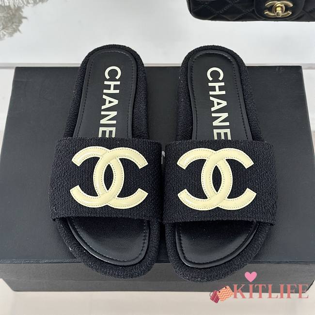 kitlife Chanel Women's Black Sandals 03 - 1