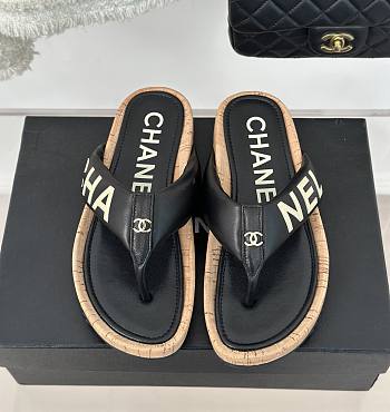 kitlife Chanel Women's Black Sandals 04