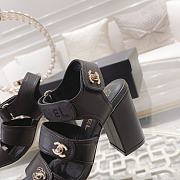 kitlife Chanel Women's Black Sandals 05 - 5