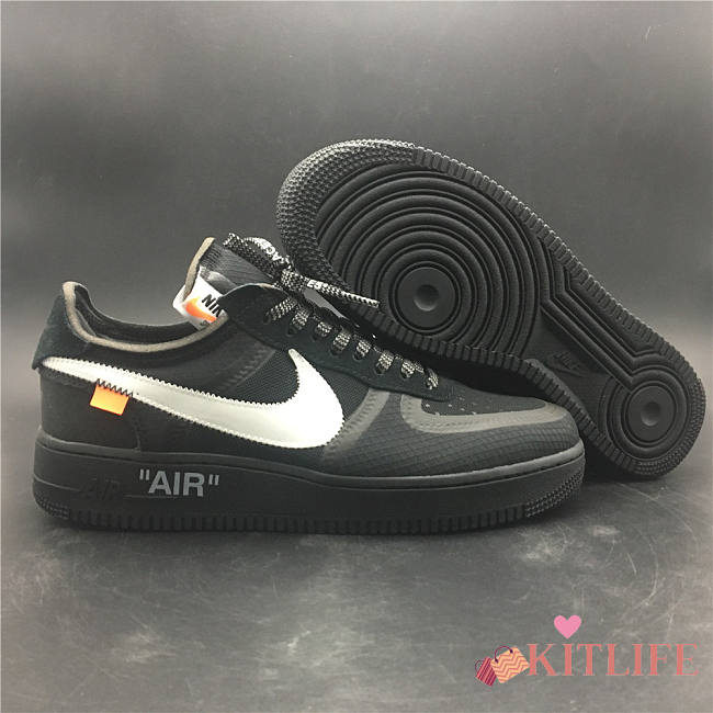 Kitlife Nike X Off-White Air Force 1 Low Black sneakers - 1