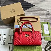 kitlife Gucci Marmont top handle Red bag - 27x13.5x10cm - 1