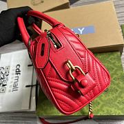 kitlife Gucci Marmont top handle Red bag - 27x13.5x10cm - 5