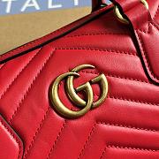 kitlife Gucci Marmont top handle Red bag - 27x13.5x10cm - 3