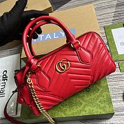 kitlife Gucci Marmont top handle Red bag - 27x13.5x10cm - 2