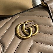 kitlife Gucci Marmont top handle Brown bag - 27x13.5x10cm - 5