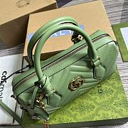 kitlife Gucci Marmont top handle Green bag - 27x13.5x10cm - 4