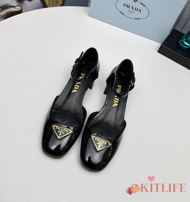 Kitllife Prada Velvet pumps black  35mm heel - 1