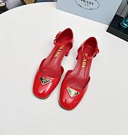 Kitllife Prada Velvet pumps Red 35mm heel  - 1