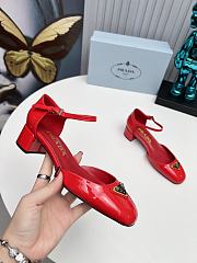 Kitllife Prada Velvet pumps Red 35mm heel  - 3